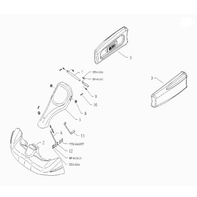 Ponton Lateral (singolo) EVO KZ - OK - KF BirelArt, MONDOKART