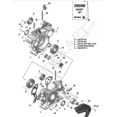 Roulement C4 6206 (Polyamide) Koyo, MONDOKART, kart, go kart