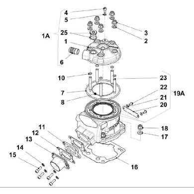 Iame cylinder water connection, mondokart, kart, kart store