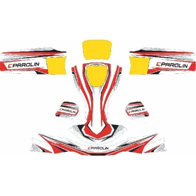 Kit Adesivi Carenature DYNAMICA Parolin, MONDOKART, kart, go