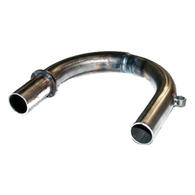 Pipe Curve ELTO muffler homologated double diameter 26 / 28mm