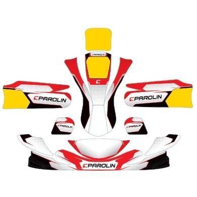 Kit Adesivi Carenature DYNAMICA Parolin NEW!!, MONDOKART, kart