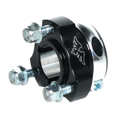 Wheel Hub 30mm x 35mm short black MINI Kart Republic KR