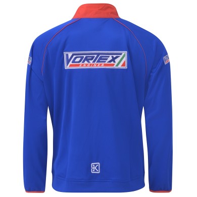 Sudadera Vortex (ZIP) BLUE / RED, MONDOKART, kart, go kart