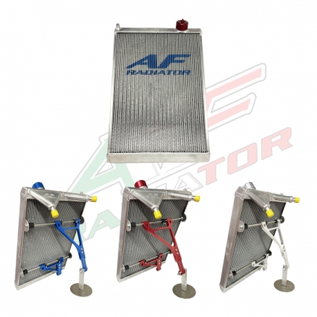 Radiateur AF R-UNO complet 450x300, MONDOKART, kart, go kart