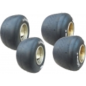 Tires Set Lecont LPM Prime - CIK FIA - NEW, mondokart, kart