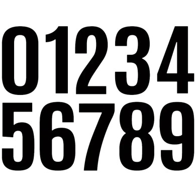 Standard adhesives CRG Numbers