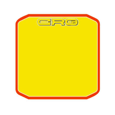 Plate Adhesive Sticker pare-chocs arrière CRG