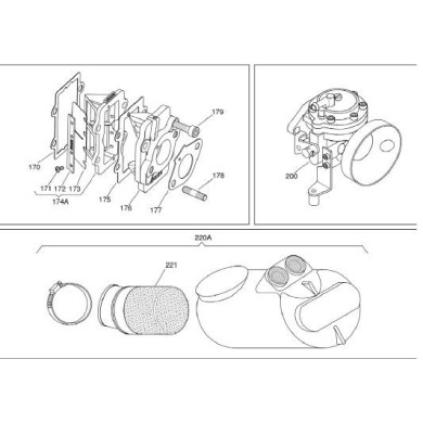 Carburetor Gasket IAME, mondokart, kart, kart store, karting
