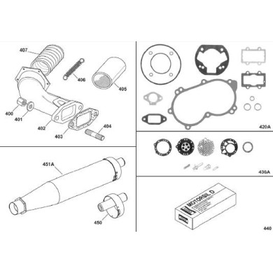 Kit Reparación Carburador HB27 2,3 IAME X30, MONDOKART, kart