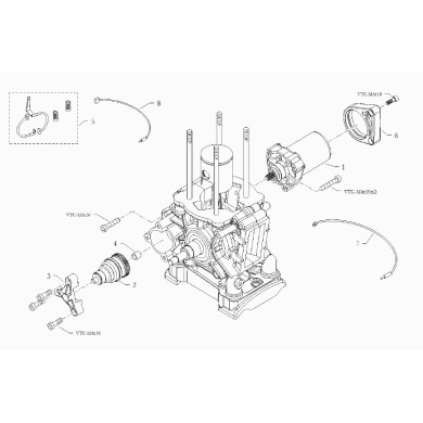 Motorino Avviamento EKA BMB Easykart 100-125, MONDOKART, kart