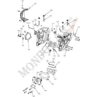 Screw M6x10 TBCE (button head bolts), mondokart, kart, kart