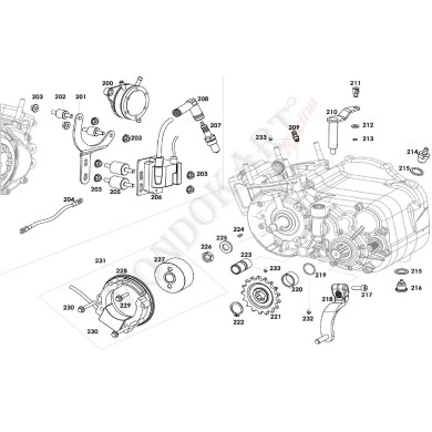 Levier boite de vitesse Maxter - TM avancée, MONDOKART, kart