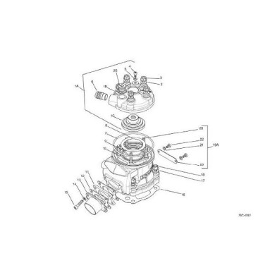 OR Tirante Cilindro Testa Iame, MONDOKART, kart, go kart