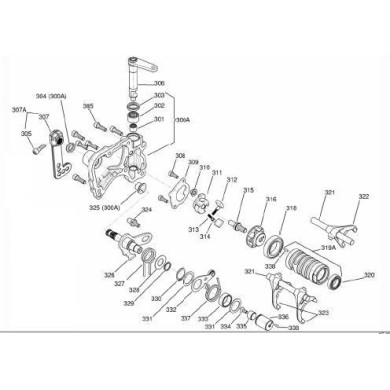 Gabbia rulli motorino TaG / selettore Iame, MONDOKART, kart, go