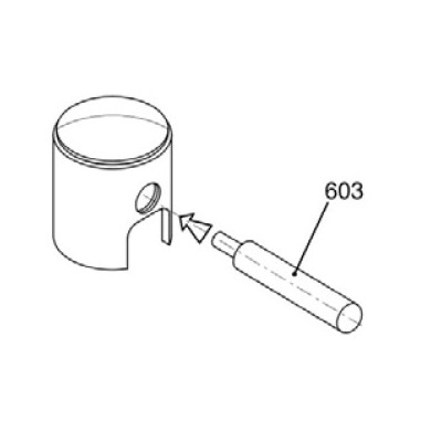 Pasador Desmontaje Piston (15 mm) 125cc KF OK KZ, MONDOKART