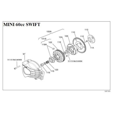 Arandela Embrague Iame externa, MONDOKART, kart, go kart