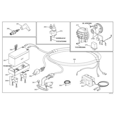 Abrazadera Bateria Iame, MONDOKART, kart, go kart, karting