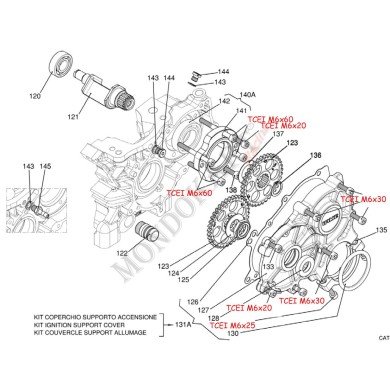 Iame cylinder water connection, mondokart, kart, kart store